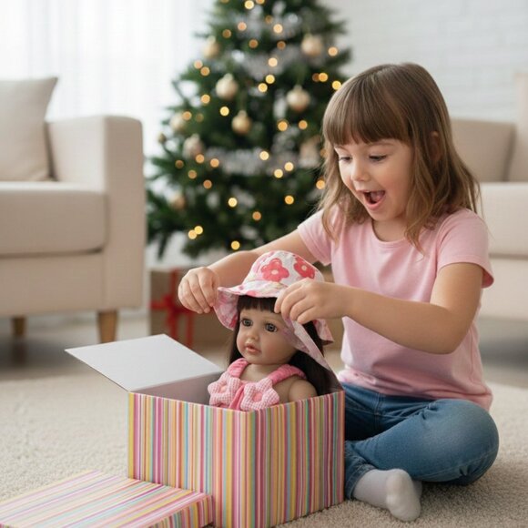 55 cm Babylistic Soft Silicone Vinyl Talking Reborn Doll very realistic - Picture 5 of 8